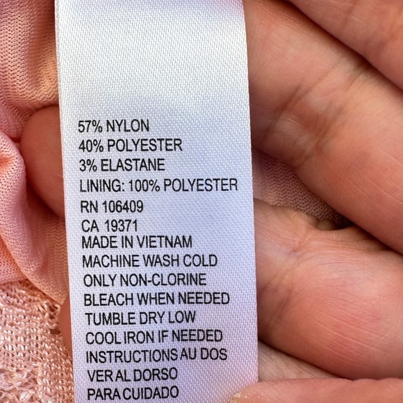 Tahari ASL Blush Pink Tank‎ Top Floral Lace Elegant Size 2X Office NWT - Picture 7 of 10